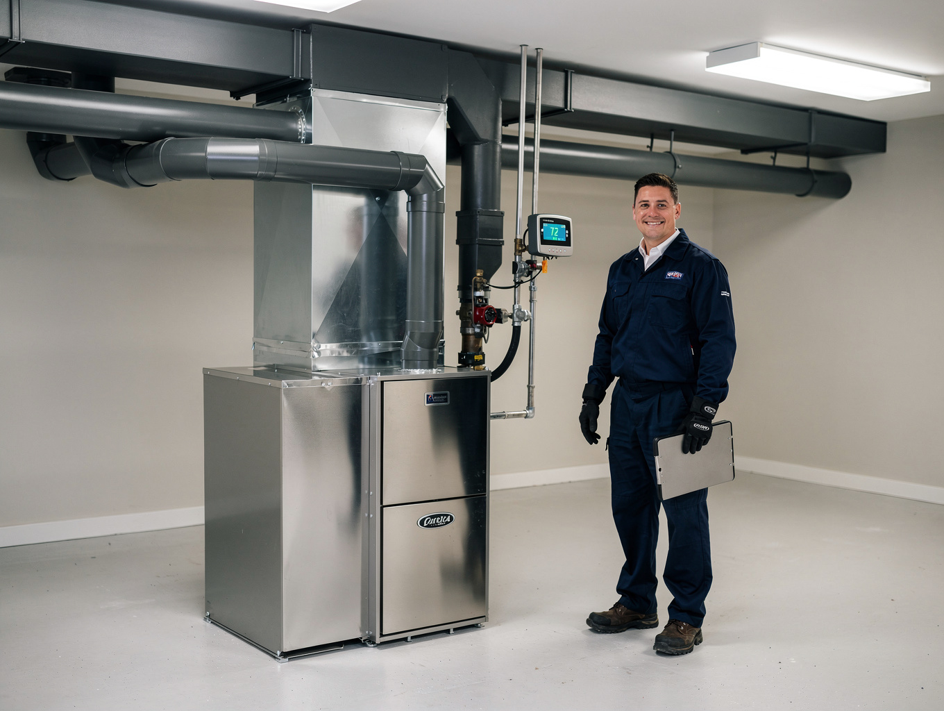 Natural Gas Furnaces system installation